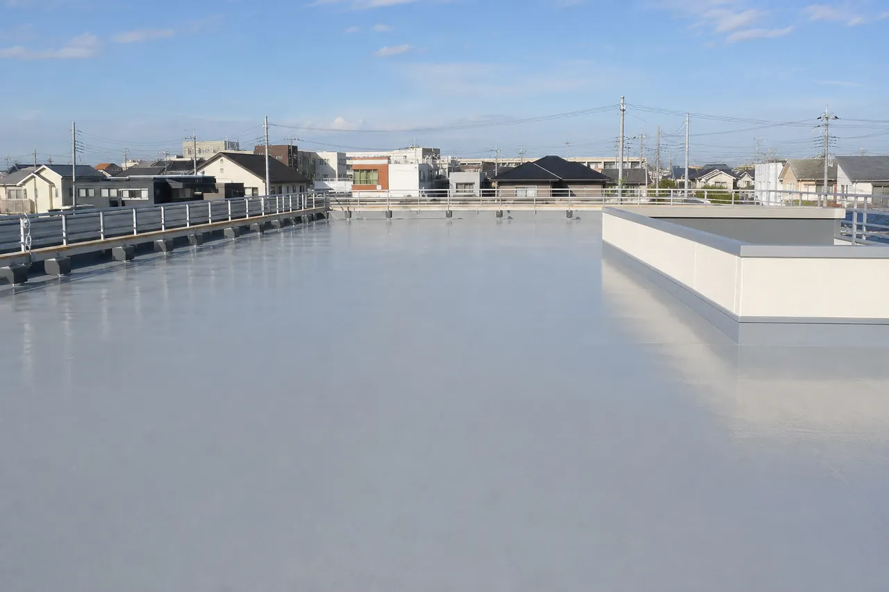 埼玉県の工場・施設の防水施工イメージ