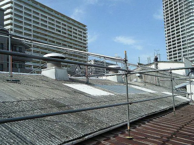 ポリウレア施工現場(株式会社 吉田技工 自社実績)