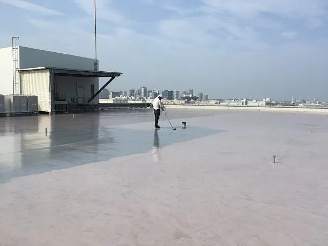 ポリウレア施工現場（株式会社 吉田技工 自社実績）