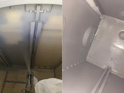 ポリウレア施工現場(株式会社 吉田技工 自社実績)