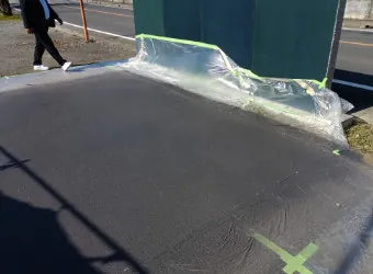 ポリウレア施工現場（株式会社 吉田技工 自社実績）
